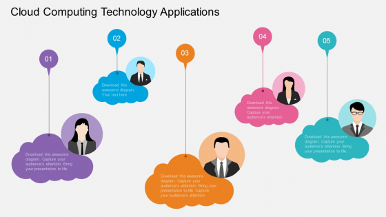 Cloud Computing Technology Applications Powerpoint Template