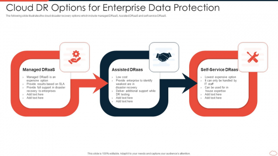 Cloud DR Options For Enterprise Data Protection Inspiration PDF