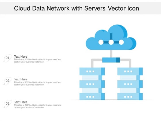 Cloud Data Network With Servers Vector Icon Ppt PowerPoint Presentation Gallery Outline PDF