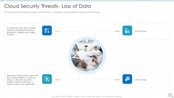 Cloud Security Threats Loss Of Data Cloud Computing Security IT Ppt Infographics Graphic Tips PDF Cloud Security Threats Loss Of Data Cloud Computing Security IT Ppt Infographics Graphic Tips PDF