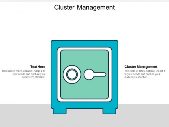 Cluster Management Ppt PowerPoint Presentation Pictures Deck Cpb Cluster Management Ppt PowerPoint Presentation Pictures Deck Cpb