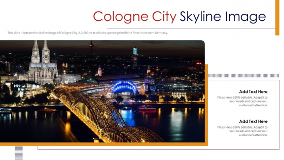 Cologne City Skyline Image PowerPoint Presentation PPT Template PDF Cologne City Skyline Image PowerPoint Presentation PPT Template PDF