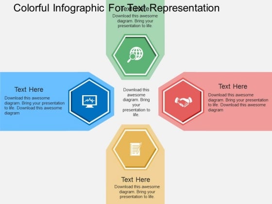 Colorful Infographic For Text Representation Powerpoint Templates Colorful Infographic For Text Representation Powerpoint Templates