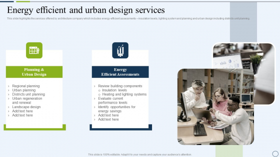 Commercial And Urban Architect Business Profile Energy Efficient And Urban Design Services Graphics PDF Commercial And Urban Architect Business Profile Energy Efficient And Urban Design Services Graphics PDF