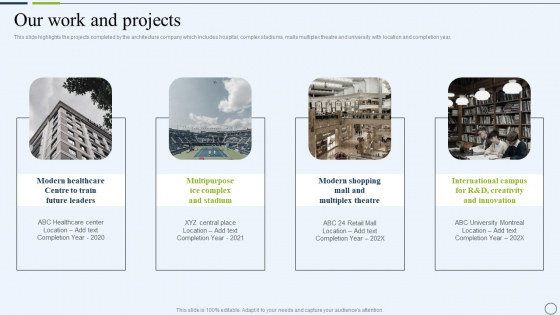 Commercial And Urban Architect Business Profile Our Work And Projects Information PDF Commercial And Urban Architect Business Profile Our Work And Projects Information PDF