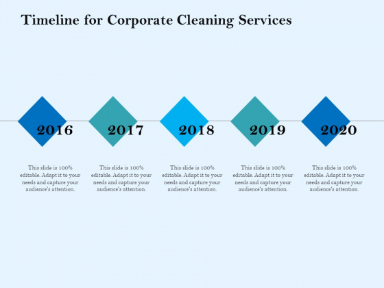 Commercial Cleaning Services Timeline For Corporate Cleaning Services Mockup PDF Commercial Cleaning Services Timeline For Corporate Cleaning Services Mockup PDF