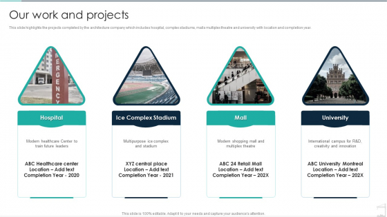 Commercial Construction And Architecture Firm Our Work And Projects Graphics PDF Commercial Construction And Architecture Firm Our Work And Projects Graphics PDF