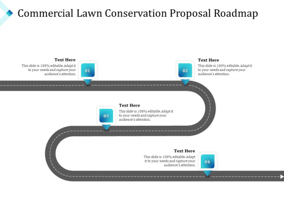 Commercial Lawn Conservation Proposal Roadmap Ppt Infographic Template Guide PDF
