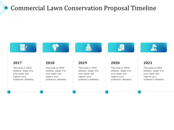 Commercial Lawn Conservation Proposal Timeline Ppt Styles Format PDF