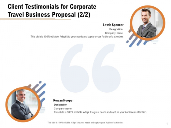 Commercial Travel And Leisure Commerce Client Testimonials For Corporate Travel Business Proposal Management Rules PDF Commercial Travel And Leisure Commerce Client Testimonials For Corporate Travel Business Proposal Management Rules PDF