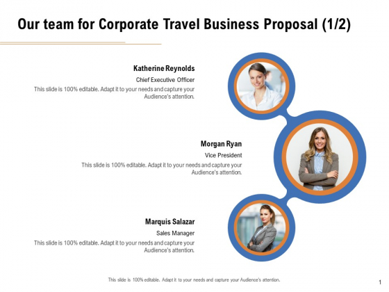 Commercial Travel And Leisure Commerce Our Team For Corporate Travel Business Proposal Executive Summary PDF Commercial Travel And Leisure Commerce Our Team For Corporate Travel Business Proposal Executive Summary PDF