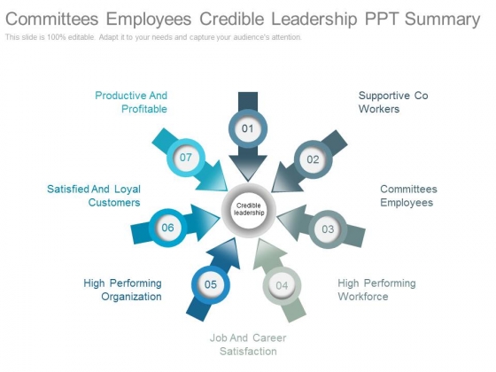 Committees Employees Credible Leadership Ppt Summary Committees Employees Credible Leadership Ppt Summary