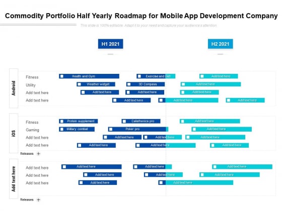 Commodity Portfolio Half Yearly Roadmap For Mobile App Development Company Download Commodity Portfolio Half Yearly Roadmap For Mobile App Development Company Download
