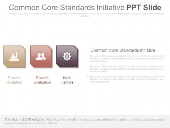 Common Core Standards Initiative Ppt Slide