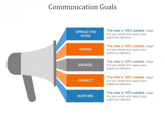 Communication Goals Template 1 Ppt PowerPoint Presentation Diagrams Communication Goals Template 1 Ppt PowerPoint Presentation Diagrams