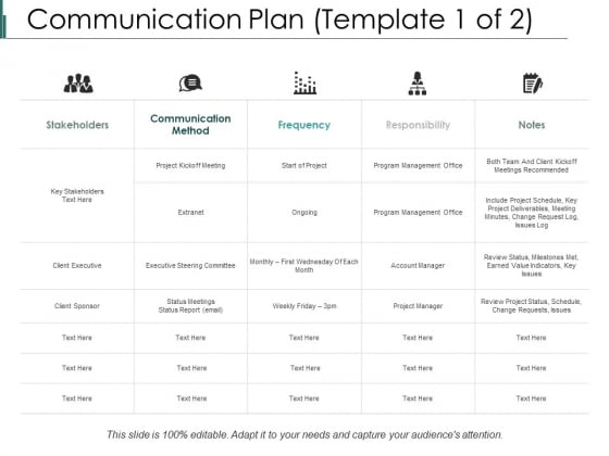Communication Plan Frequency Ppt PowerPoint Presentation Styles Topics Communication Plan Frequency Ppt PowerPoint Presentation Styles Topics