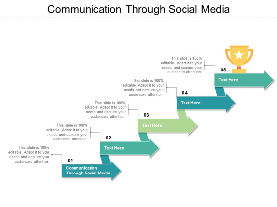 Communication Through Social Media Ppt PowerPoint Presentation Examples Cpb
