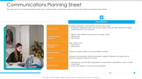 Communications Planning Sheet Ppt Pictures Summary PDF Communications Planning Sheet Ppt Pictures Summary PDF