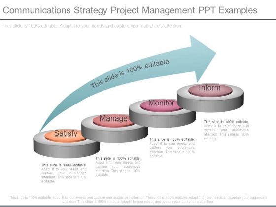 Communications Strategy Project Management Ppt Examples
