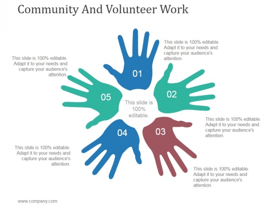 Community And Volunteer Work Ppt PowerPoint Presentation Layout