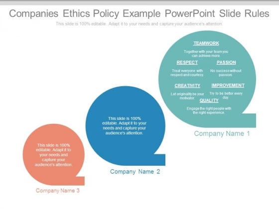 Companies Ethics Policy Example Powerpoint Slide Rules Companies Ethics Policy Example Powerpoint Slide Rules