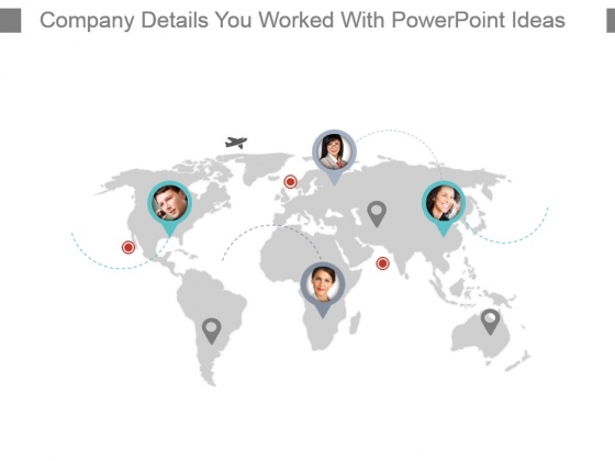 Company Details You Worked With Powerpoint Ideas