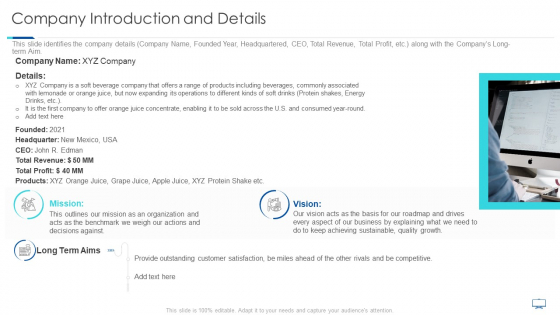Company Introduction And Details Ppt Styles Ideas PDF Company Introduction And Details Ppt Styles Ideas PDF
