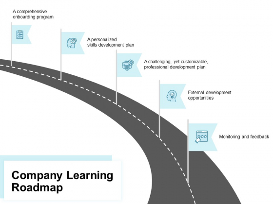 Company Learning Roadmap Ppt PowerPoint Presentation Infographics Slide Download