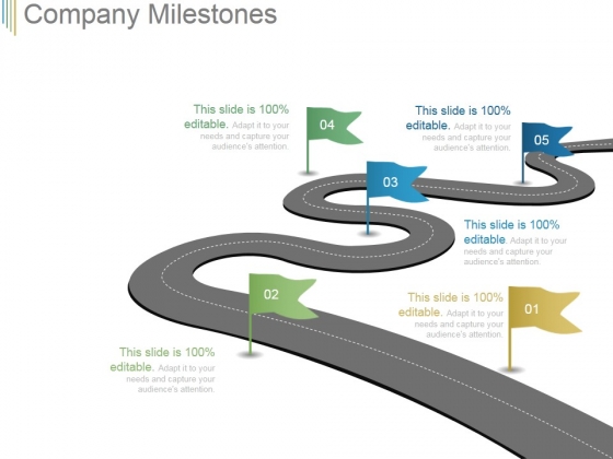 Company Milestones Template 1 Ppt PowerPoint Presentation Template