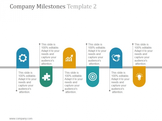 Company Milestones Template 2 Ppt PowerPoint Presentation Templates