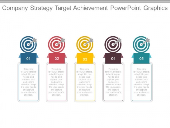 Company Strategy Target Achievement Powerpoint Graphics
