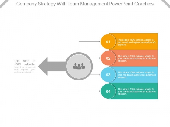 Company Strategy With Team Management Powerpoint Graphics