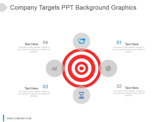 Company Targets Ppt Background Graphics