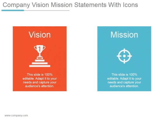 Company Vision Mission Statements With Icons Ppt PowerPoint Presentation Show Company Vision Mission Statements With Icons Ppt PowerPoint Presentation Show