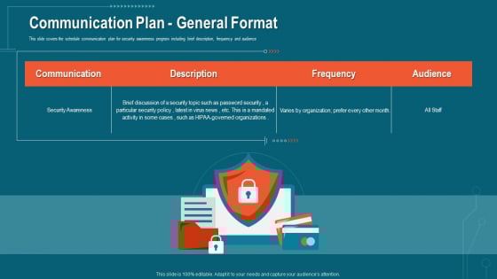 Companys Data Safety Recognition Communication Plan General Format Themes PDF Companys Data Safety Recognition Communication Plan General Format Themes PDF