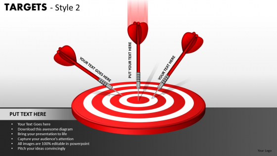 Competition Targets 2 PowerPoint Slides And Ppt Diagram Templates