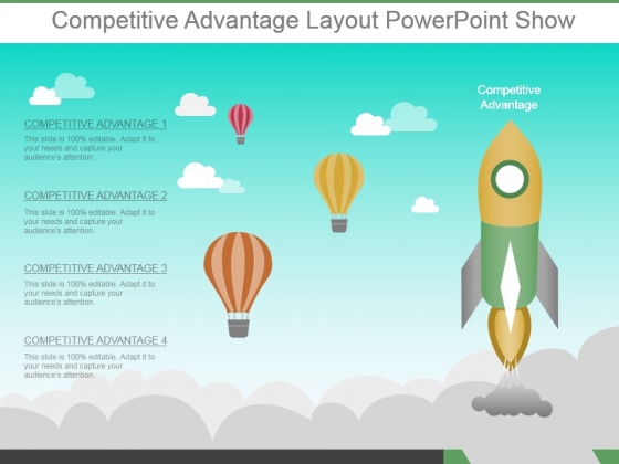 Competitive Advantage Layout Powerpoint Show