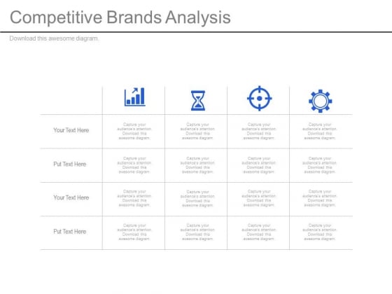 Competitive Brands Analysis Ppt Slides