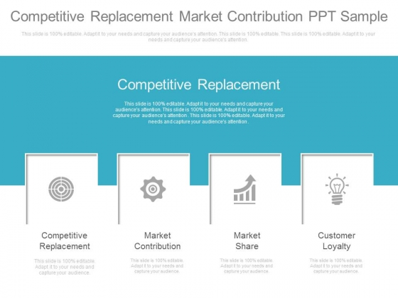 Competitive Replacement Market Contribution Ppt Sample Competitive Replacement Market Contribution Ppt Sample