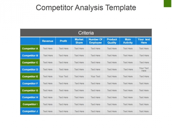 Competitor Analysis Template Ppt PowerPoint Presentation Pictures Diagrams Competitor Analysis Template Ppt PowerPoint Presentation Pictures Diagrams
