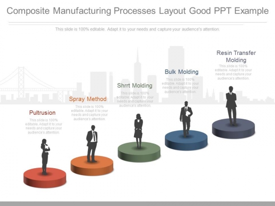 Composite Manufacturing Processes Layout Good Ppt Example