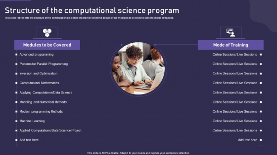 Computational Science Methodology Structure Of The Computational Science Program Brochure PDF Computational Science Methodology Structure Of The Computational Science Program Brochure PDF
