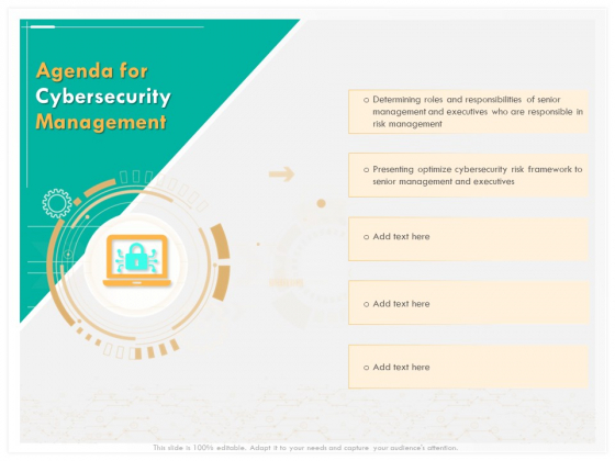Computer Security Incident Handling Agenda For Cybersecurity Management Slides PDF Computer Security Incident Handling Agenda For Cybersecurity Management Slides PDF