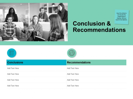 Conclusion And Recommendations Checklist Ppt PowerPoint Presentation Icon Topics