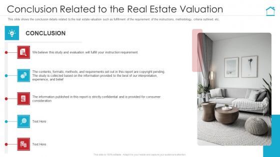 Conclusion Related To The Real Estate Valuation Portrait PDF