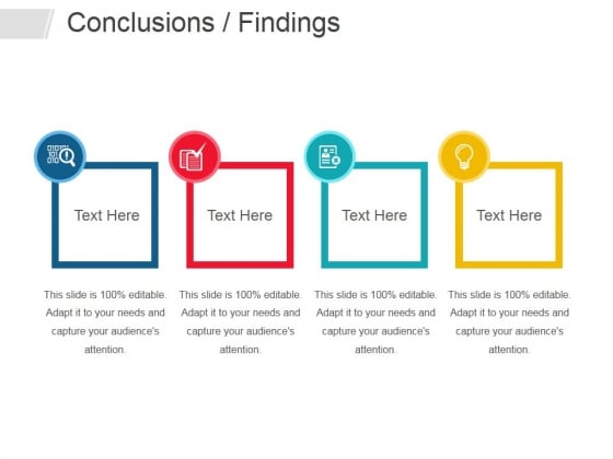 draws conclusions from research findings ppt