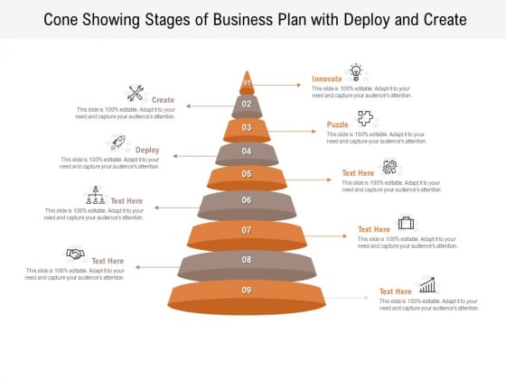 Cone Showing Stages Of Business Plan With Deploy And Create Ppt PowerPoint Presentation File Professional PDF Cone Showing Stages Of Business Plan With Deploy And Create Ppt PowerPoint Presentation File Professional PDF