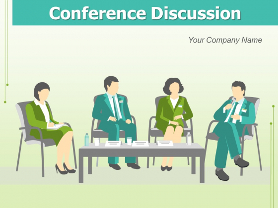 Conference Discussion Rectangular Colleagues Report Ppt PowerPoint Presentation Complete Deck