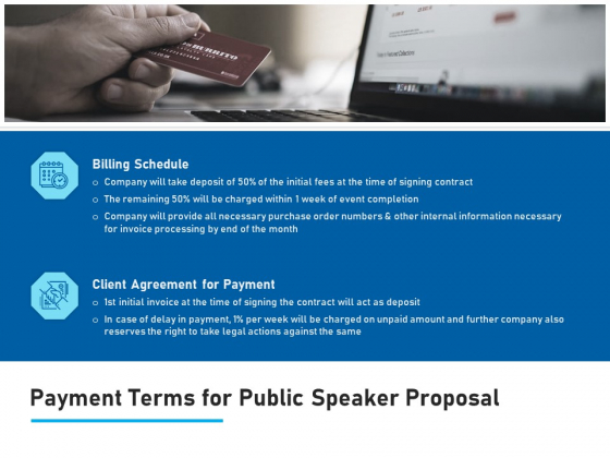 Conference Session Payment Terms For Public Speaker Proposal Ppt Model Background Images PDF Conference Session Payment Terms For Public Speaker Proposal Ppt Model Background Images PDF