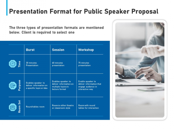 Conference Session Presentation Format For Public Speaker Proposal Ppt Ideas Model PDF Conference Session Presentation Format For Public Speaker Proposal Ppt Ideas Model PDF